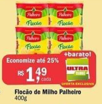 Ultrabox Flocão de Milho Palheiro 400g oferta