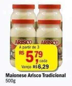 Ultrabox Maionese Arisco Tradicional 500g oferta