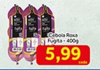Shibata Supermercados Cebola Roxa fugita 400g oferta