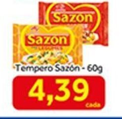 Shibata Supermercados Tempero Sazón 60g oferta