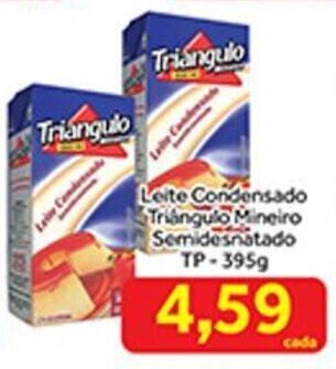 Shibata Supermercados Leite Condensado Triângulo Mineiro semidesnatado Tp 395g oferta