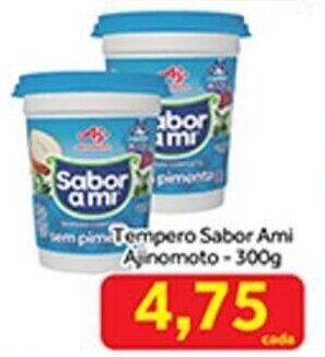 Shibata Supermercados Tempero Sabor Ami Ajinomoto 300g oferta