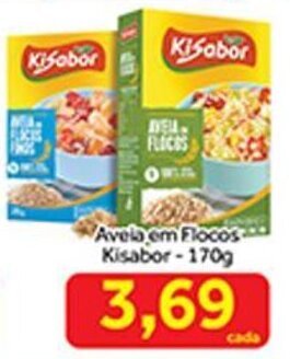 Shibata Supermercados Aveia em Flocos Kisabor 170g oferta