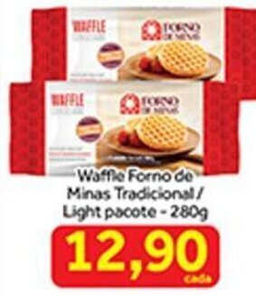 Waffle Forno de Minas Tradicional / Light Integral 280g
