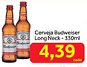 Cerveja Budweiser Long Neck 330ml