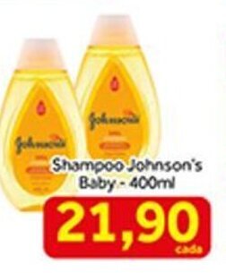 Shibata Supermercados Shampoo Johnson's Baby 400ml oferta