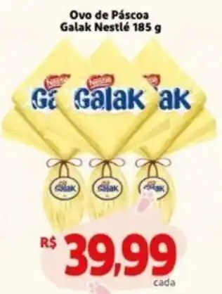 Extra Supermercado Ovo de Páscoa Galak Nestlé 185g oferta