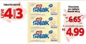 Extra Supermercado Chocolate em Tablete Nestlé 80g oferta