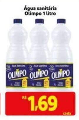 Extra Supermercado Água Sanitária Olimpo 1L oferta