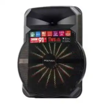 Novo Mundo Caixa de som amplificada xc-510t 300w polyvox com led bluetooth - bivolt oferta