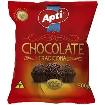 Chocolate em pó apti tradicional pacote 500g