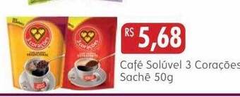 Epa Café solúvel 3 corações sachê oferta