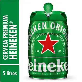 Super Nosso Cerveja lager premium heineken barril 5l oferta