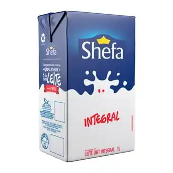 Serrano Supermercado Leite integral shefa longa vida caixa 1l oferta