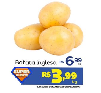 Super Lagoa Batata Inglesa 1kg oferta