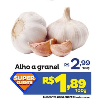 Super Lagoa Alho a granel 100g oferta