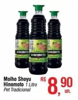 Fort Atacadista Molho Shoyu Hinomoto 1L oferta