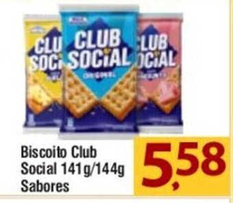 O Boticário Biscoito Club Social 141g, 144g oferta