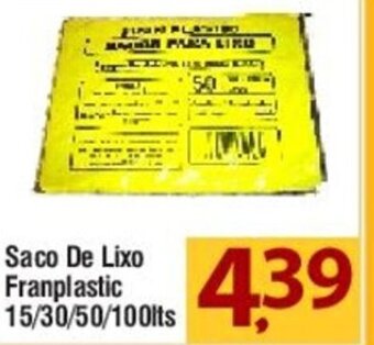O Boticário Saco de Lixo Franplastic 15L/30L/50L/100L oferta