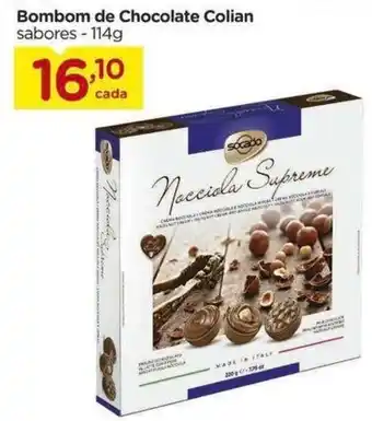 Carrefour Bombom de Chocolate Colian 114g oferta