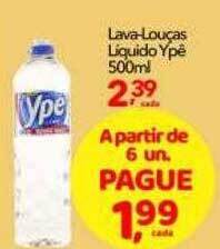 Lopes Supermercados Lava-louças liquido ypê oferta