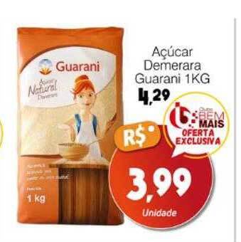 Supermercado Bem Barato Açucar demerara guarani oferta