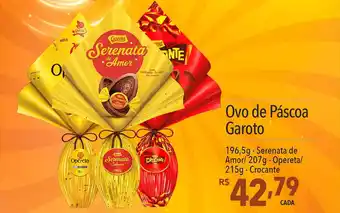 Supermercados Condor Ovo de páscoa garoto serenata de amor opereta crocante oferta