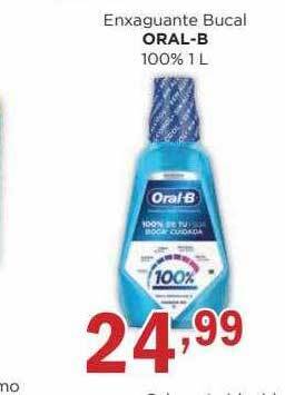 Supermercados Mundial Enxaguante bucal oral-b 100% oferta