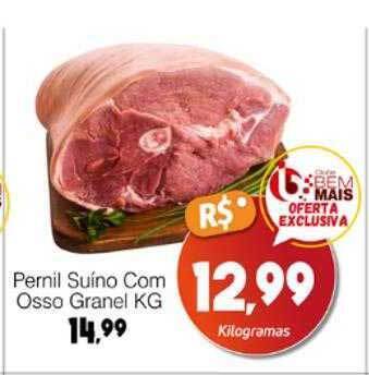 Pernil suino com osso granel kg
