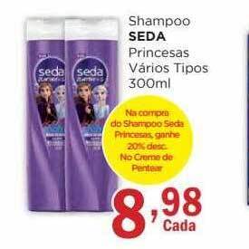Supermercados Mundial Shampoo seda princesas vários tipos oferta