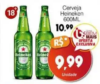 Supermercado Bem Barato Cerveja heineken 600ml oferta