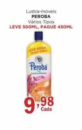Supermercados Mundial Lustra-móveis peroba vários tipos oferta