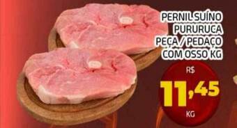 Pernil suíno pururuca peça-pedaço com osso kg