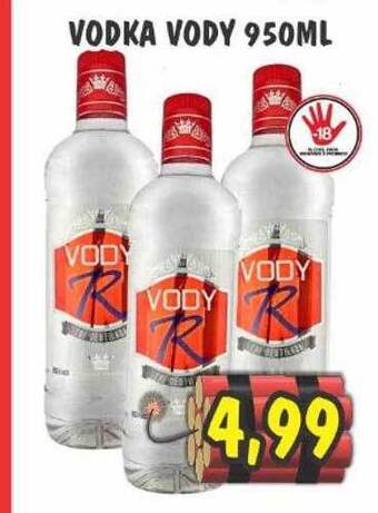 Supermercados Santo Antonio Vodka vody oferta