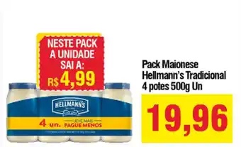 Pack Maionese Hellman's Tradicional 500g