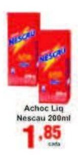 Rossi Supermercado Achoc Liq Nescau 200ml oferta