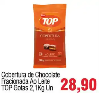 Spani Atacadista Cobertura de Chocolate Fracionada ao Leite Top Gotas 2.1kg oferta