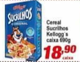 Cereal Sucrilhos Kellogg's caixa 690g