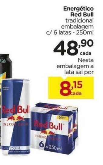 Carrefour Energético Red Bull 250ml oferta