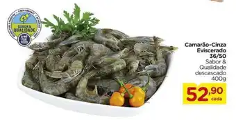 Carrefour Camarão Cinza Eviscerado 36/50 400g oferta