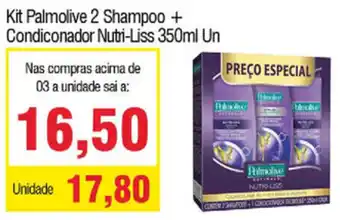 Spani Atacadista Kit Palmolive 2 Shampoo + Condiconador Nutri-Liss 350ml oferta