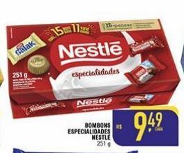 Mercantil Rodrigues Bombons nestlé 251g oferta