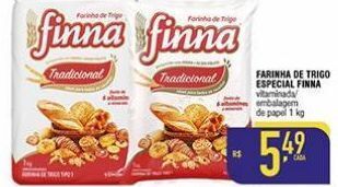 Mercantil Rodrigues Farinha de trigo finna 1kg oferta