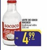 Mercantil Rodrigues Leite de coco sococo 200ml oferta