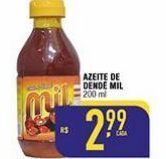 Azeite de dendê mil 200ml