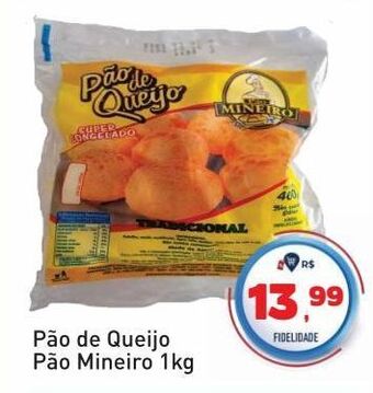 Tonin Superatacado Pão de queijo pão mineiro 1kg oferta