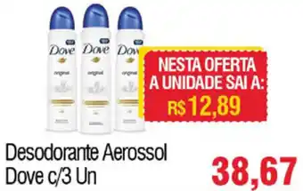 Spani Atacadista Desodorante Aerossol Dove c/3 un oferta