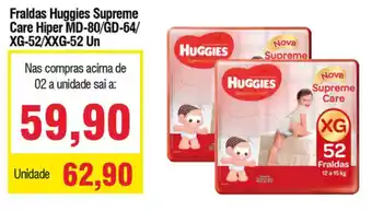 Spani Atacadista Fraldas Huggies Supreme oferta