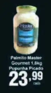 Rossi Supermercado Palmito Master Gourmet 1.8kg Pupunha Picado oferta