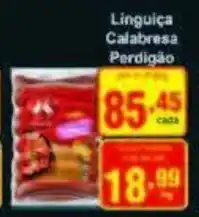 Rossi Supermercado Linguica Calabresa Perdigao oferta